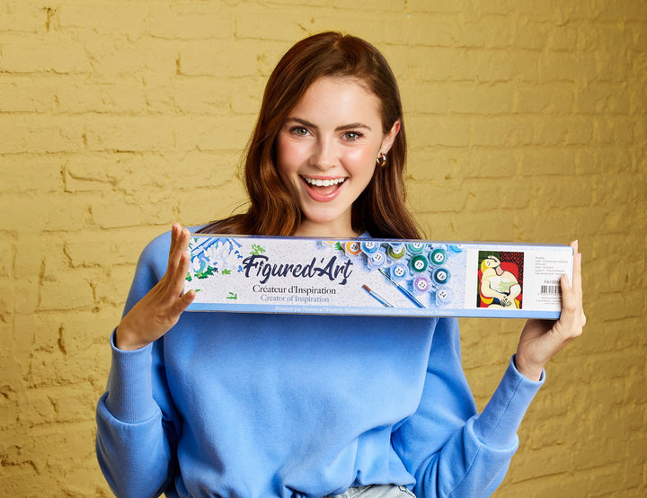 Malen nach Zahlen 40x50cm ohne Keilrahmen Figured’Art Picasso - Der Traum