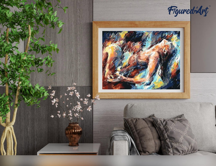 Malen nach Zahlen 40x50cm ohne Keilrahmen Figured’Art Versuchung