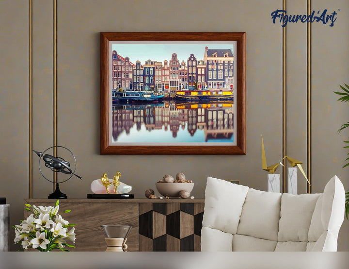 Malen nach Zahlen 40x50cm ohne Keilrahmen Figured’Art Amsterdam - Kidis Art