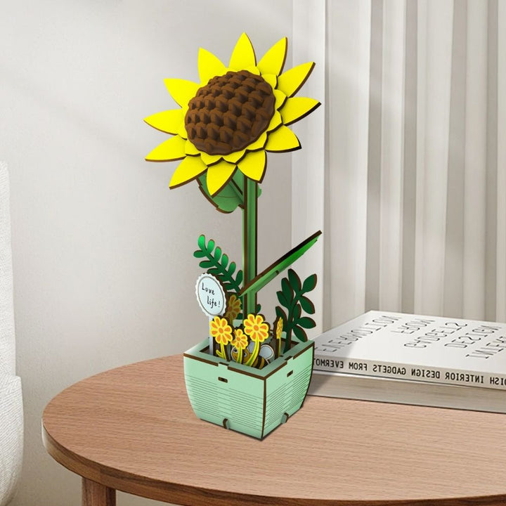 3D Puzzle - Hübsche Sonnenblume