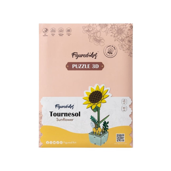 3D Puzzle - Hübsche Sonnenblume