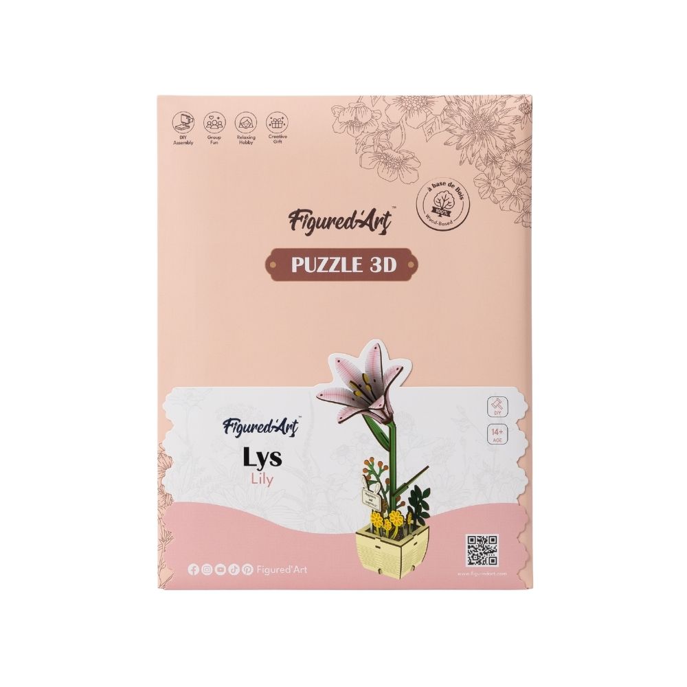 3D Puzzle - Lilie