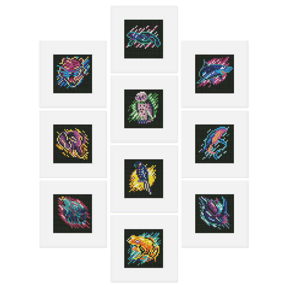 Mini-Serie Diamond Painting – Tiere - Kidis Art