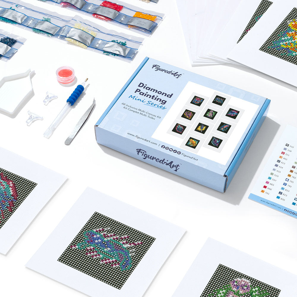 Mini-Serie Diamond Painting – Tiere - Kidis Art