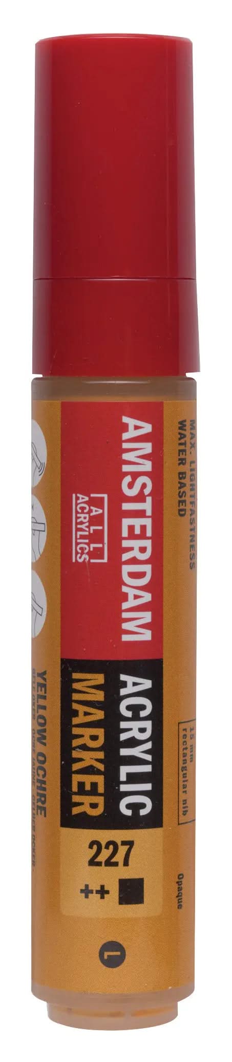 Amsterdam Acrylic Marker 15 mm Gelber Ocker 227 - Kidis Art