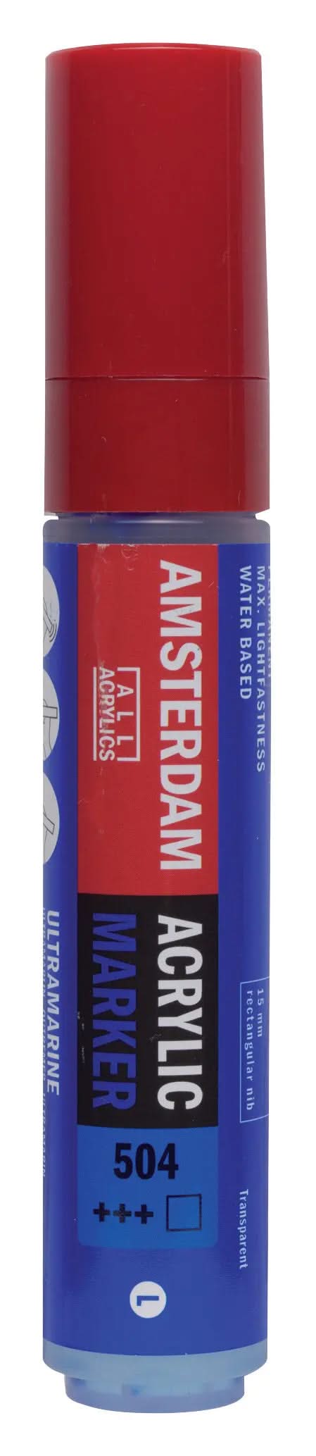 Amsterdam Acrylic Marker 15 mm Ultramarin 504 - Kidis Art