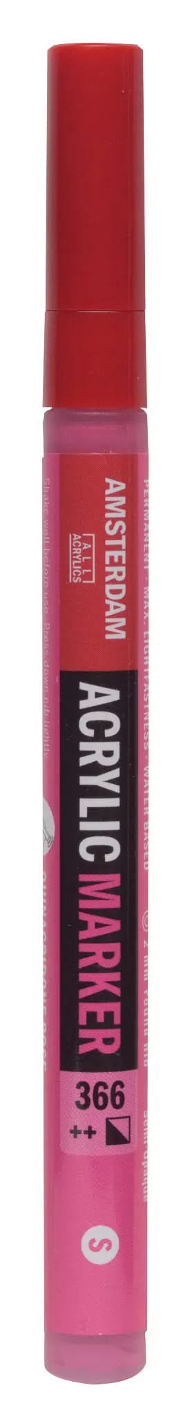 Amsterdam Acrylic Marker 2 mm Chinacridonrosa 366 - Kidis Art