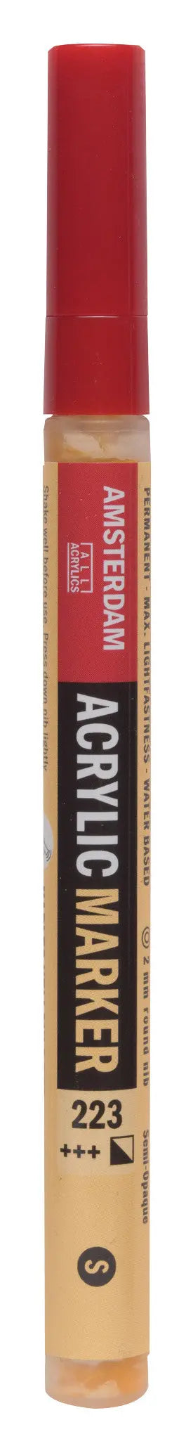 Amsterdam Acrylic Marker 2 mm Neapelgelb Dunkel 223