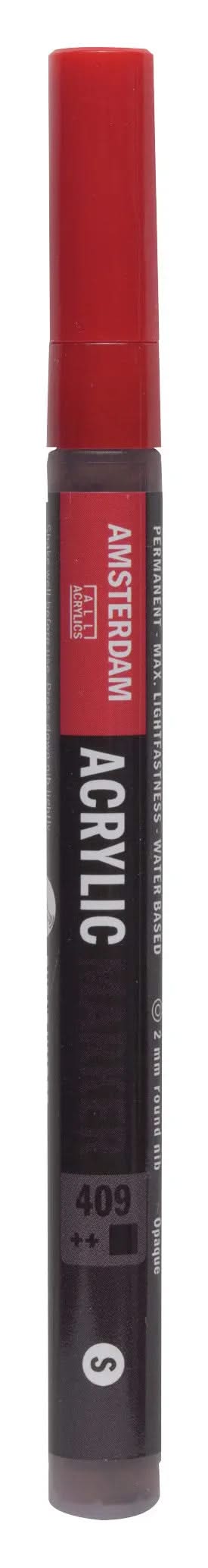 Amsterdam Acrylic Marker 2 mm Umbra Gebrannt 409 - Kidis Art