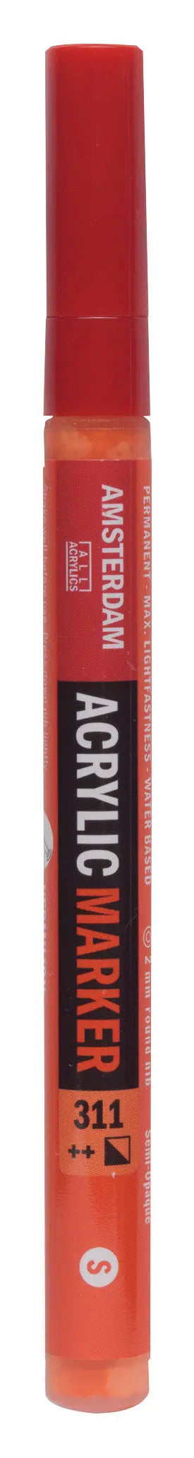 Amsterdam Acrylic Marker 2 mm Zinnober 311