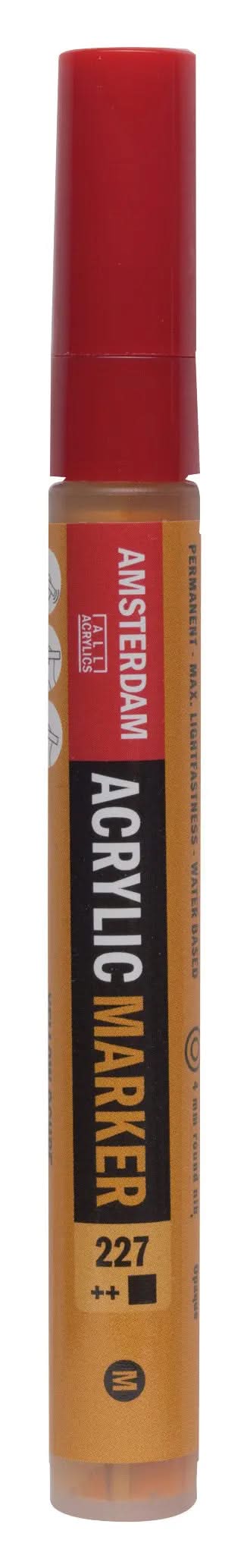 Amsterdam Acrylic Marker 4 mm Gelber Ocker 227 - Kidis Art