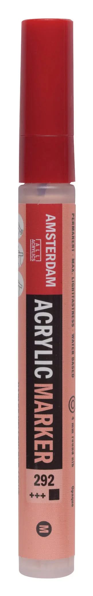 Amsterdam Acrylic Marker 4 mm Neapelgelb Rot Hell 292 - Kidis Art