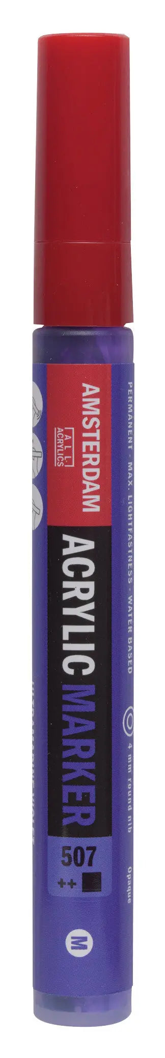 Amsterdam Acrylic Marker 4 mm Ultramarinviolett 507