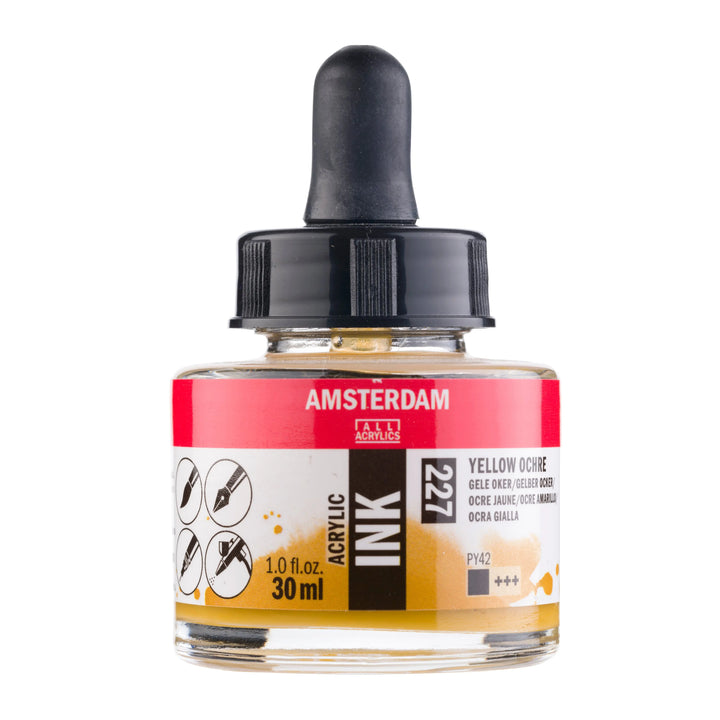 Amsterdam Acrylic Tinte Flasche 30 ml Gelber Ocker 227