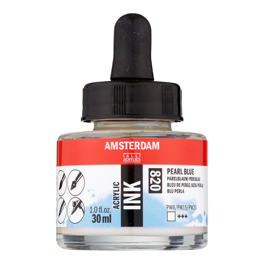 Amsterdam Acrylic Tinte Flasche 30 ml Perlblau 820