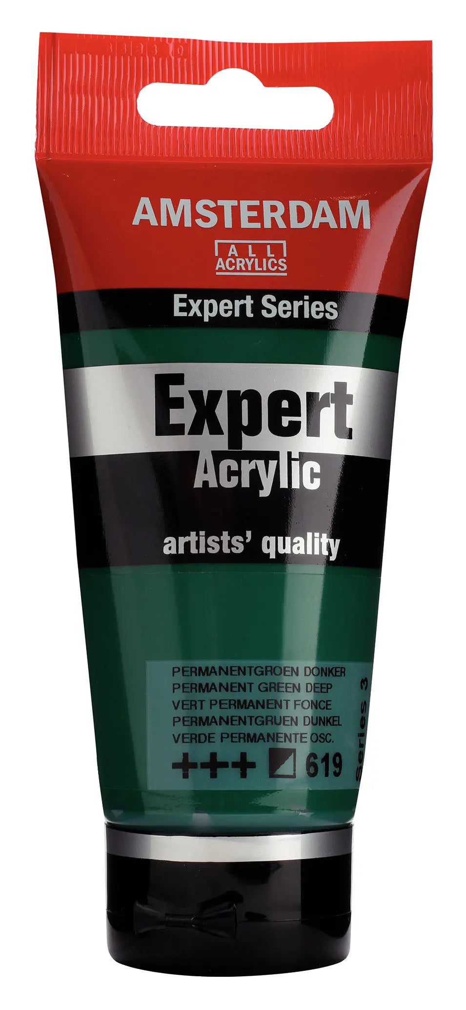 Amsterdam Expert Series Acrylfarbe Tube 75 ml Permanentgrün Dunkel 619