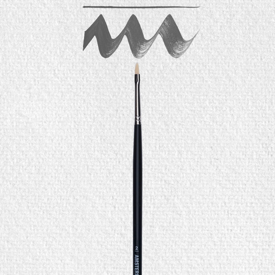 Amsterdam Pinsel Serie 600 Nr. 2 - 2 mm - synthetisch flach