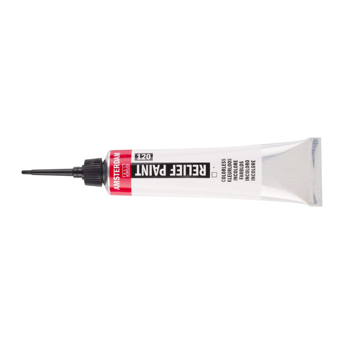 Amsterdam Relieffarbe Tube 20 ml Farblos 120 - Kidis Art