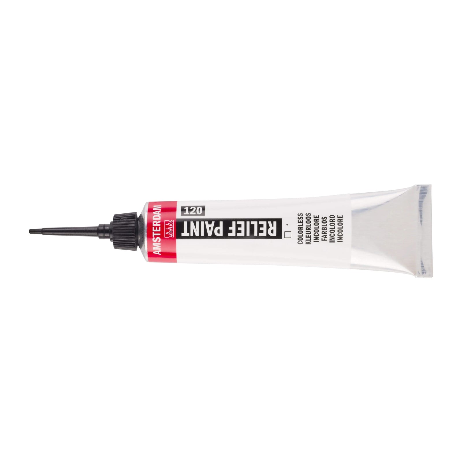 Amsterdam Relieffarbe Tube 20 ml Farblos 120 - Kidis Art