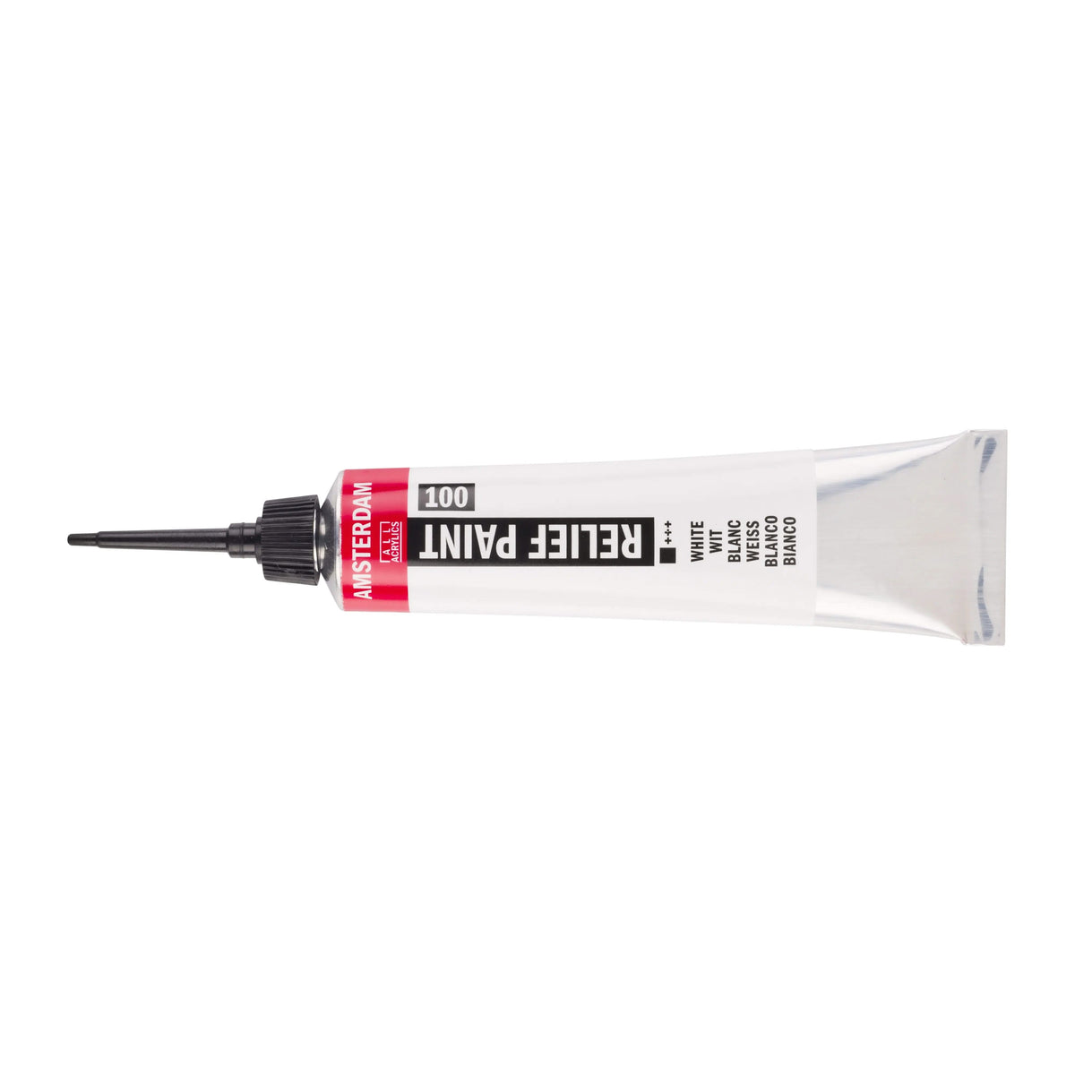Amsterdam Relieffarbe Tube 20 ml Weiß 100 - Kidis Art