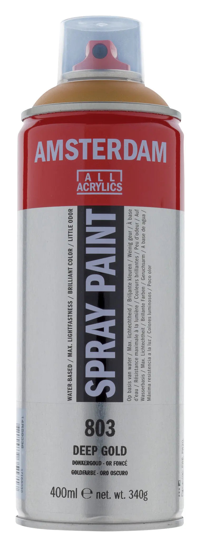 Amsterdam Sprühfarbe 400 ml Goldfarbe 803