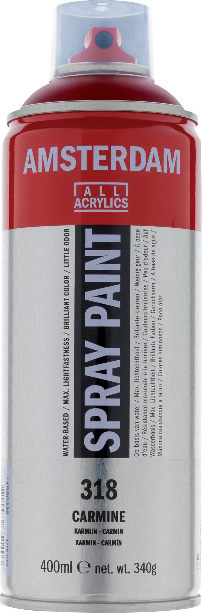 Amsterdam Sprühfarbe 400 ml Karmin 318 - Kidis Art