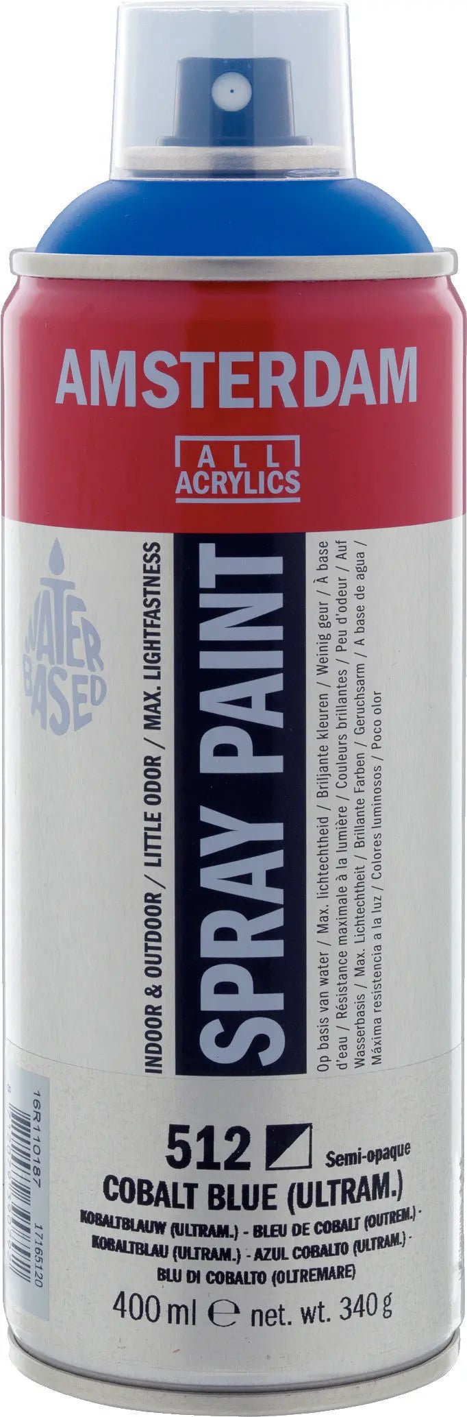 Amsterdam Sprühfarbe 400 ml Kobaltblau (Ultramarin) 512