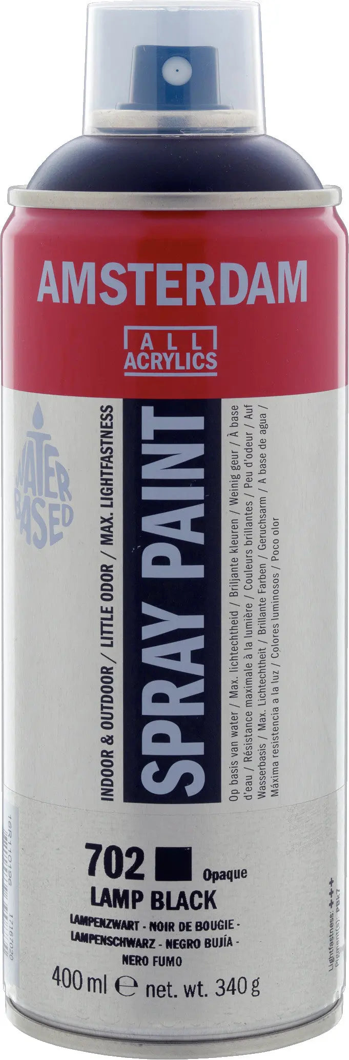 Amsterdam Sprühfarbe 400 ml Lampenschwarz 702