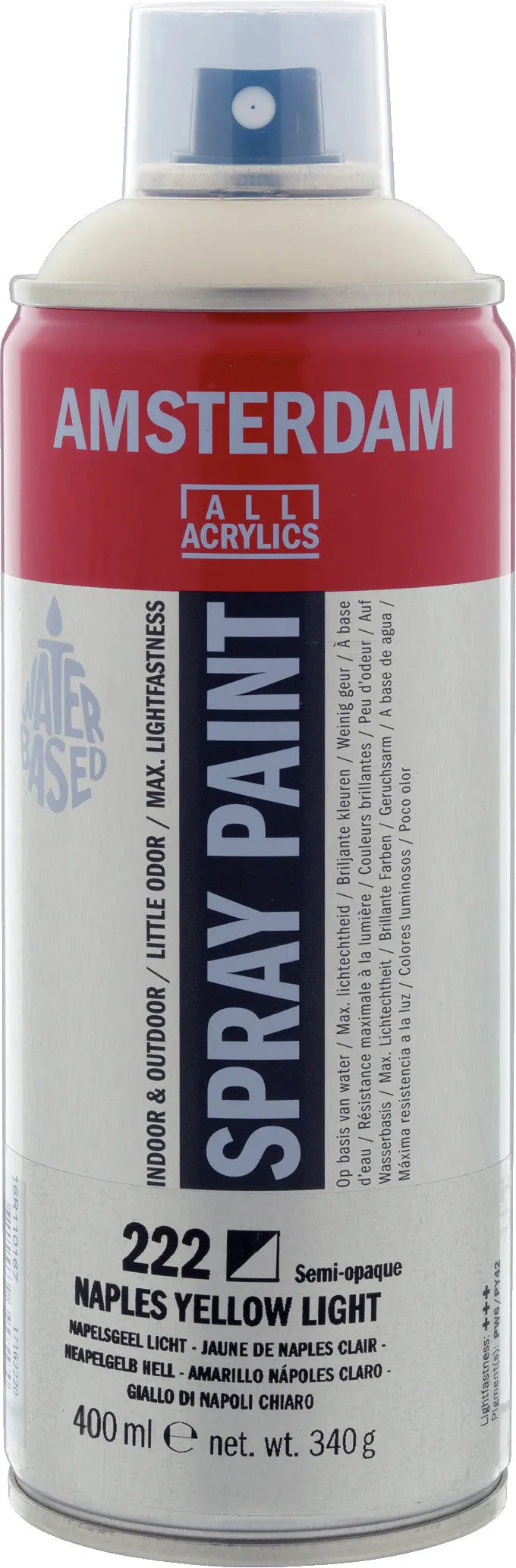 Amsterdam Sprühfarbe 400 ml Neapelgelb Hell 222