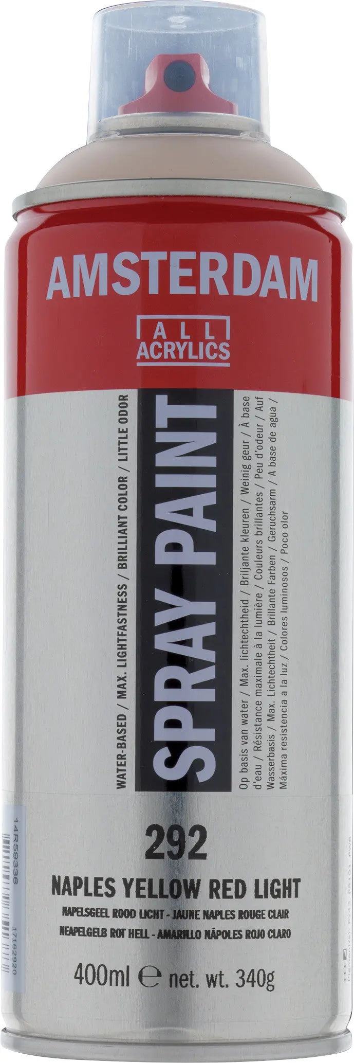 Amsterdam Sprühfarbe 400 ml Neapelgelb Rot Hell 292