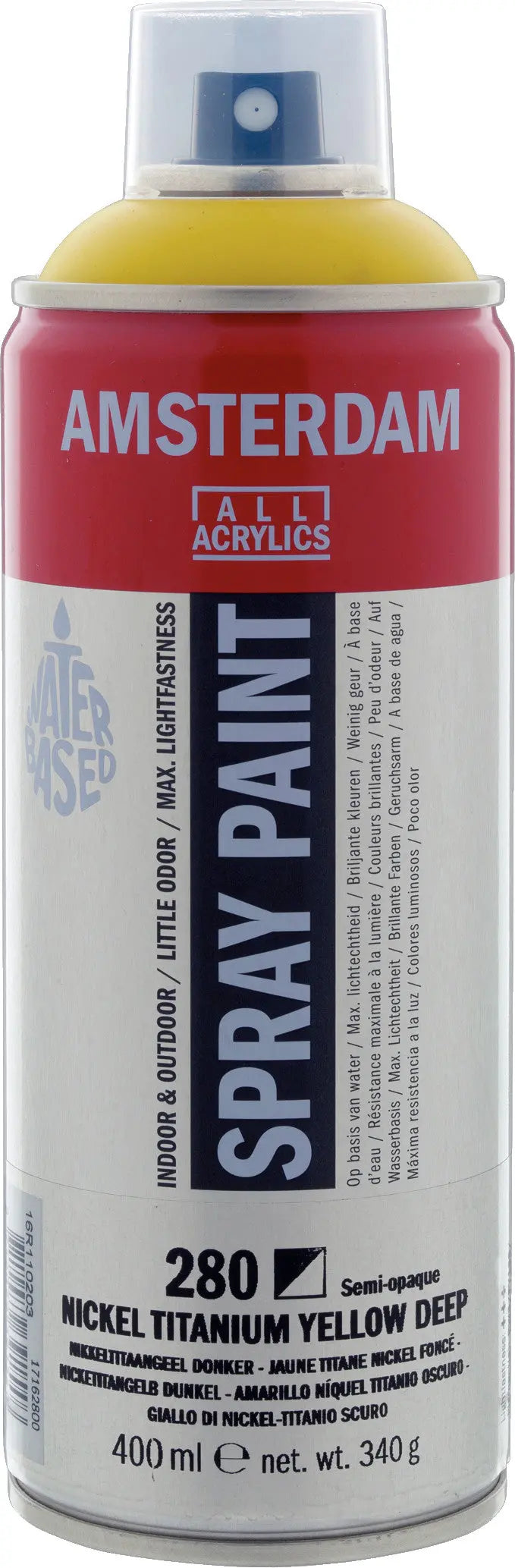 Amsterdam Sprühfarbe 400 ml Nicketitangelb Dunkel 280