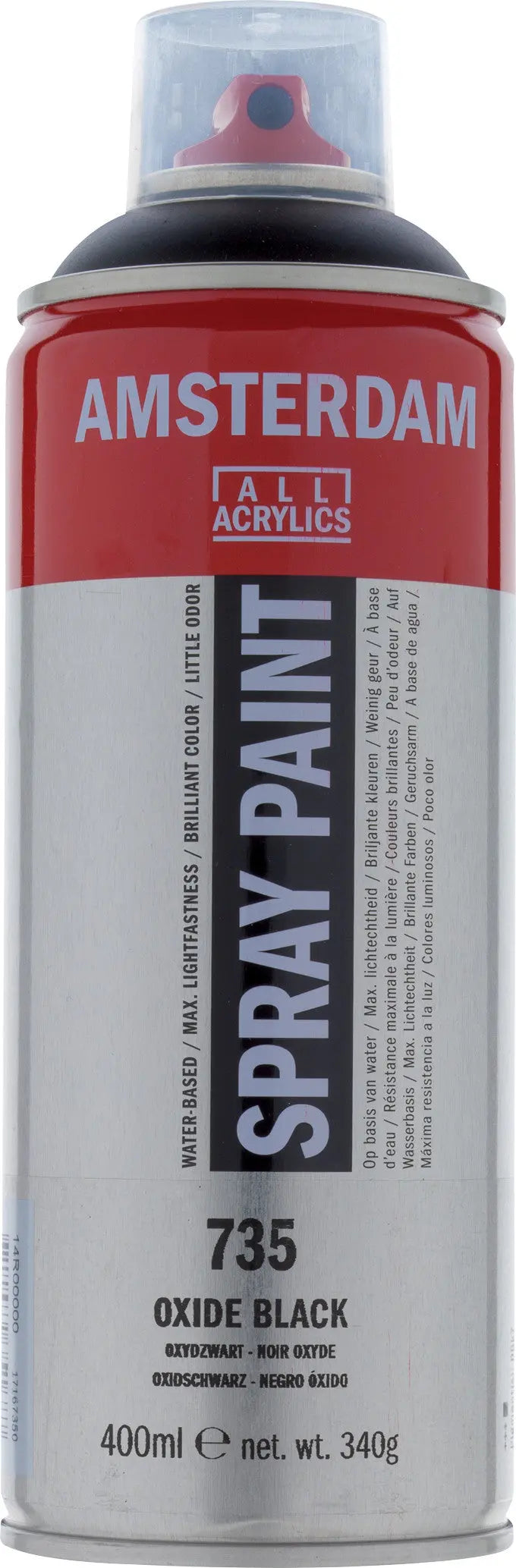 Amsterdam Sprühfarbe 400 ml Oxidschwarz 735