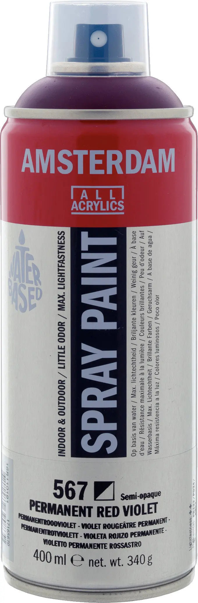 Amsterdam Sprühfarbe 400 ml Permanentrotviolett 567