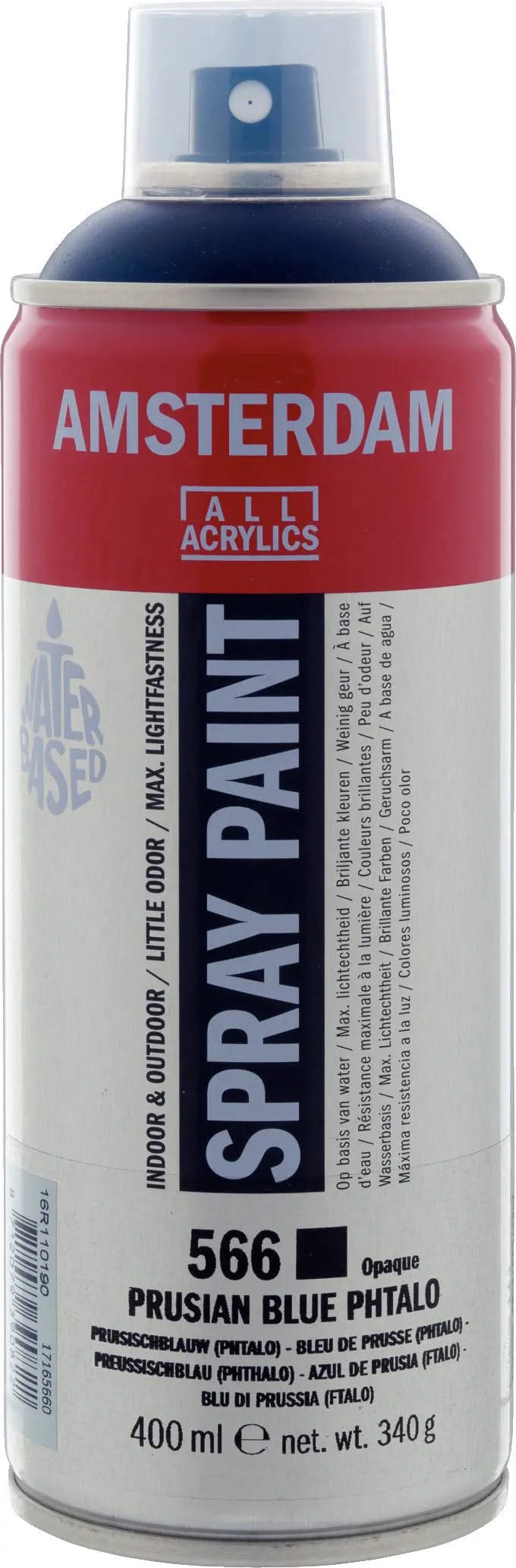 Amsterdam Sprühfarbe 400 ml Preußischblau (Phthalo) 566 - Kidis Art