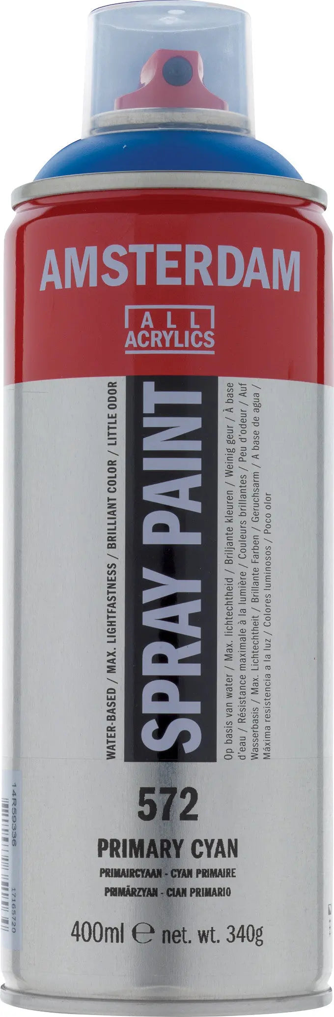 Amsterdam Sprühfarbe 400 ml Primärzyan 572