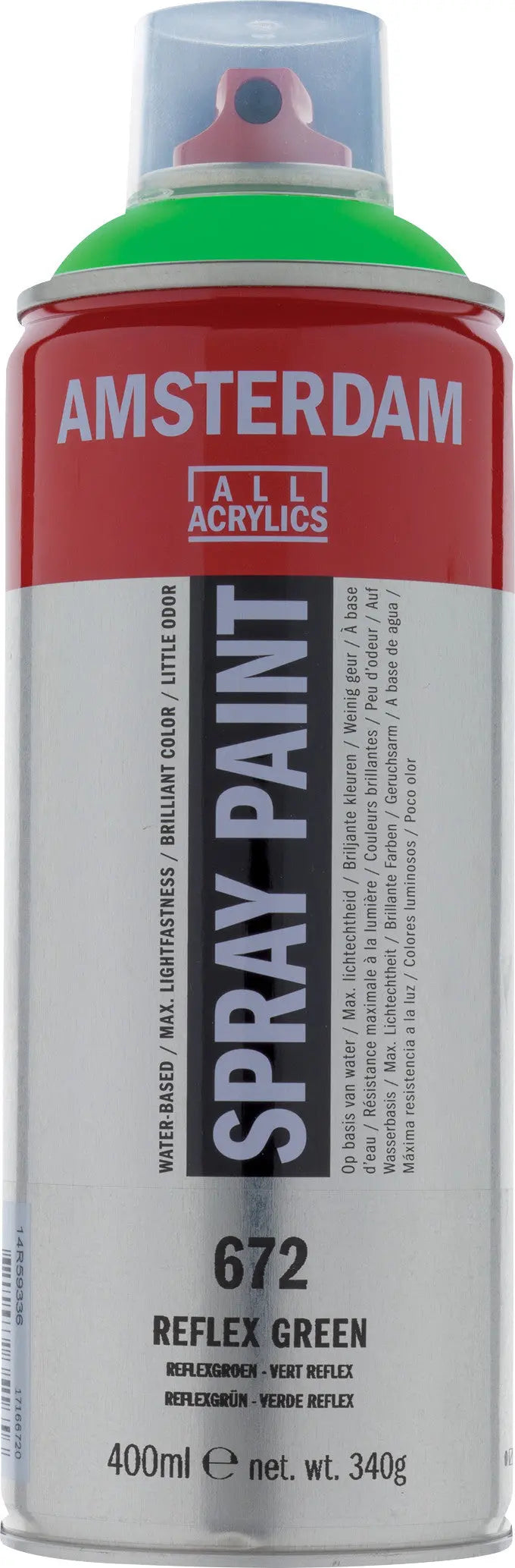 Amsterdam Sprühfarbe 400 ml Reflexgrün 672