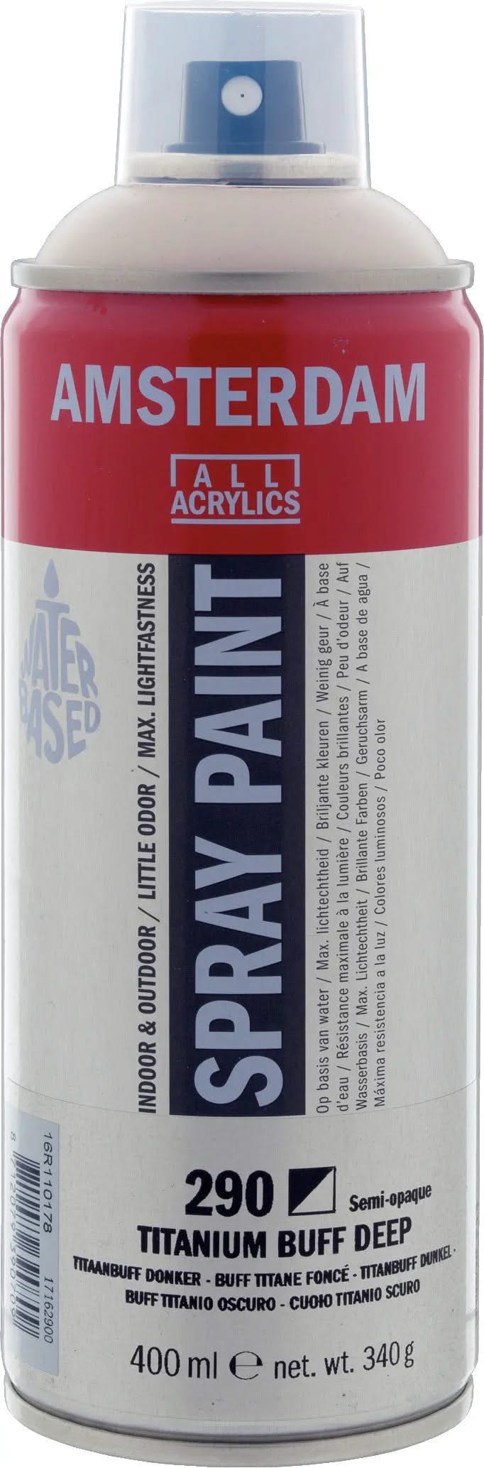 Amsterdam Sprühfarbe 400 ml Titanbuff Dunkel 290 - Kidis Art