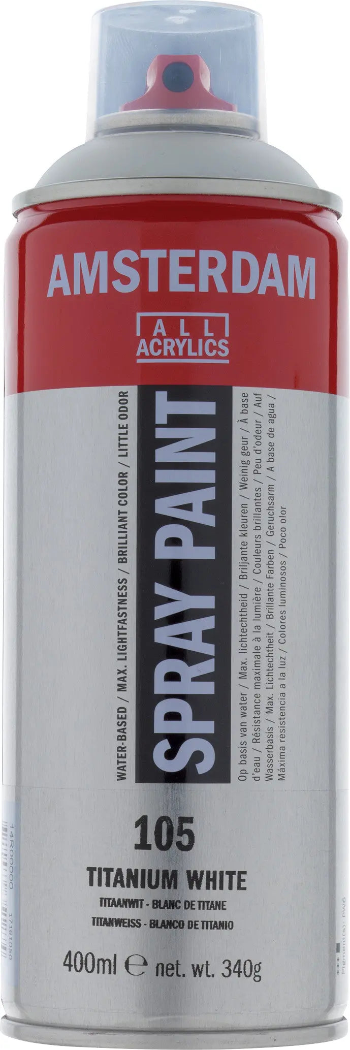 Amsterdam Sprühfarbe 400 ml Titanweiß 105