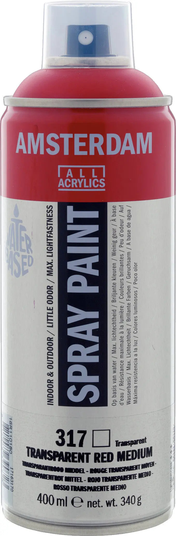 Amsterdam Sprühfarbe 400 ml Transparentrot Mittel 317