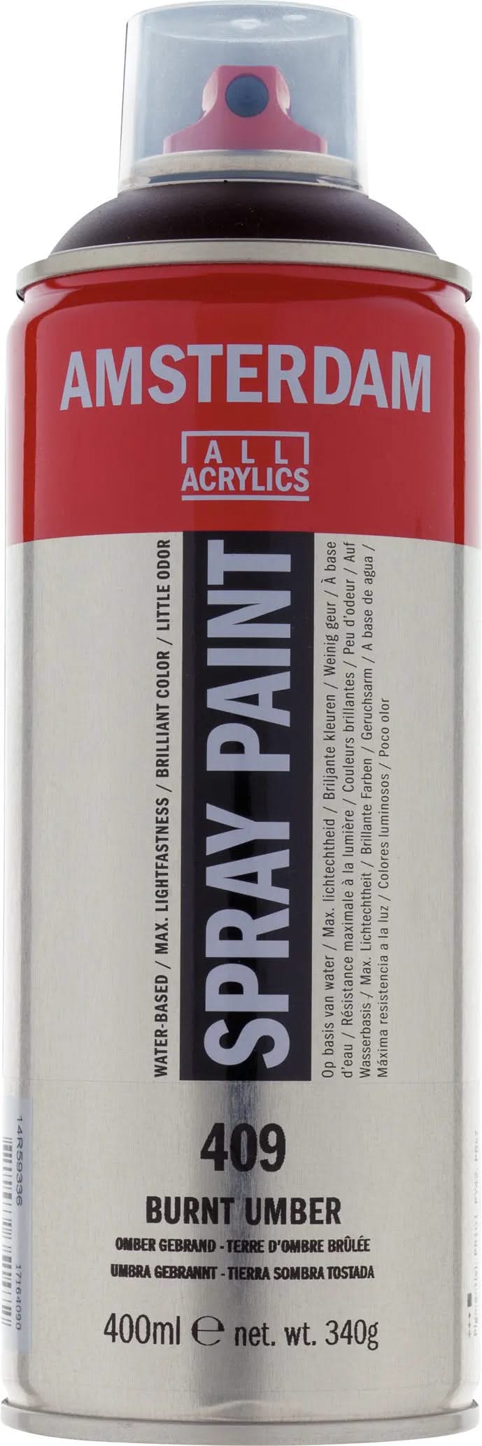 Amsterdam Sprühfarbe 400 ml Umbra Gebrannt 409 - Kidis Art