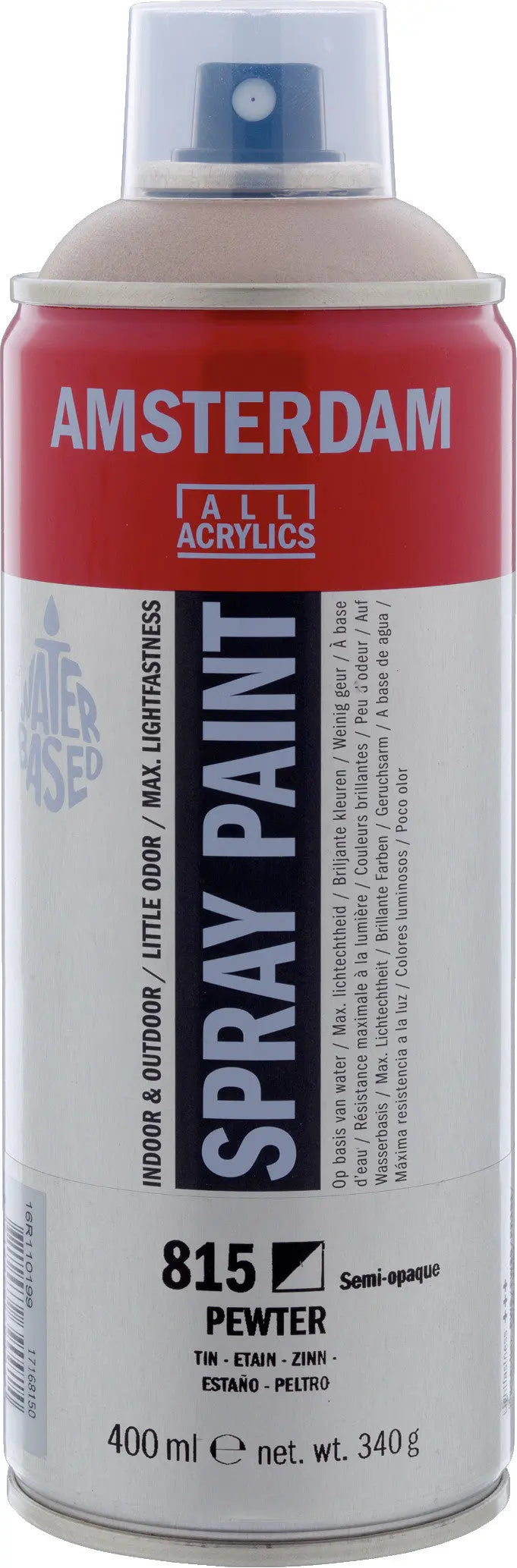 Amsterdam Sprühfarbe 400 ml Zinn 815