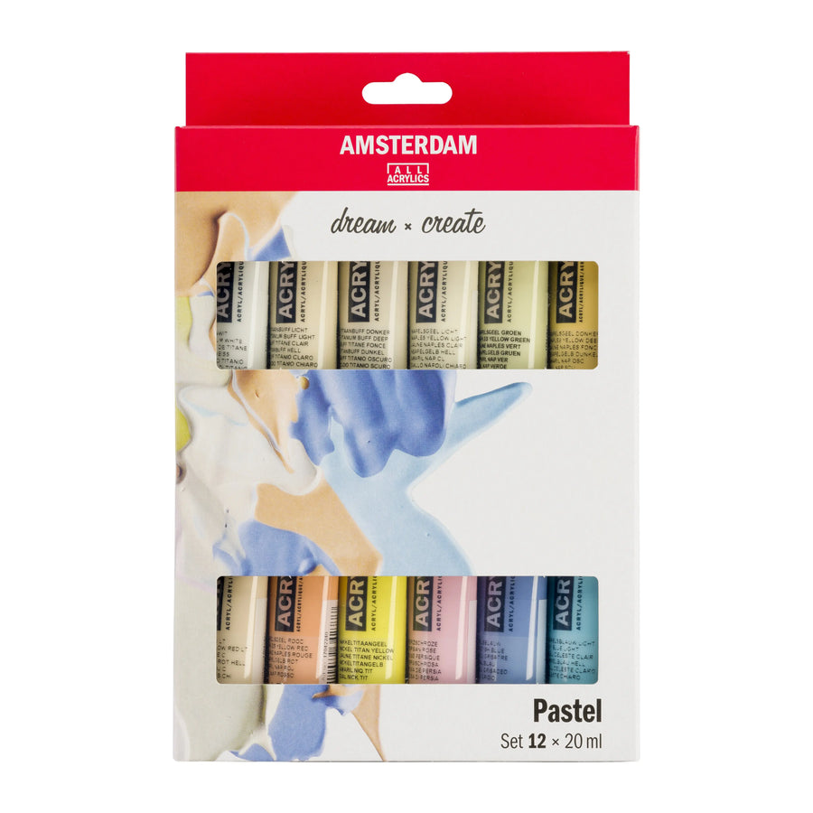Amsterdam Standard Serie Acrylset weiche Farben | 24 x 20 ml
