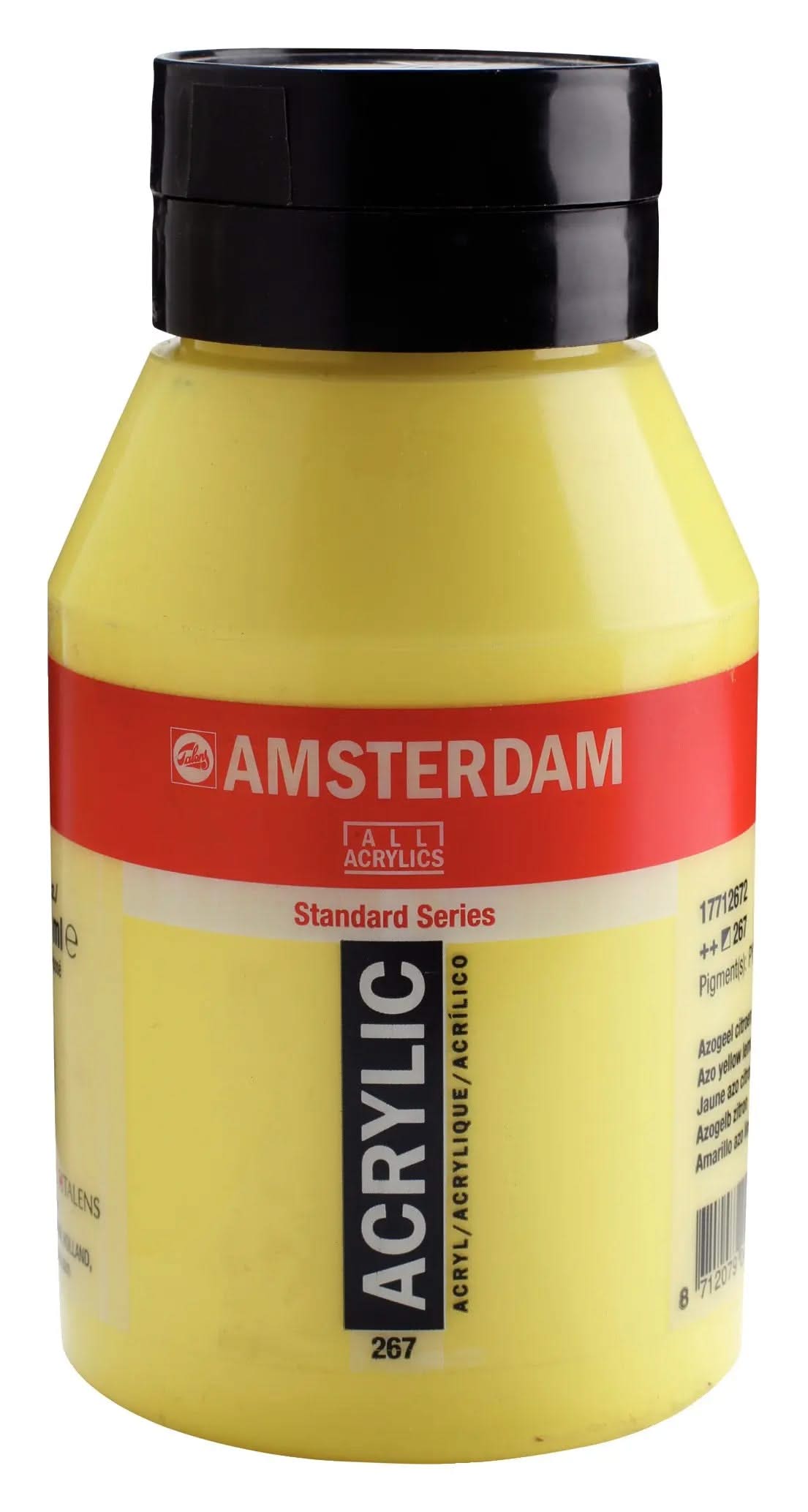 Amsterdam Standard Series Acrylfarbe Flasche 1000 ml Azogelb Zitrone 267 - Kidis Art