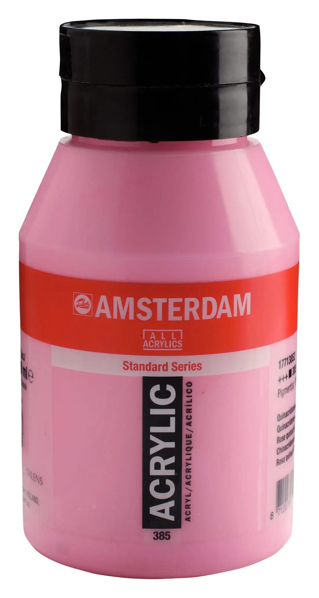 Amsterdam Standard Series Acrylfarbe Flasche 1000 ml Chinacridonrosa Hell 385 - Kidis Art