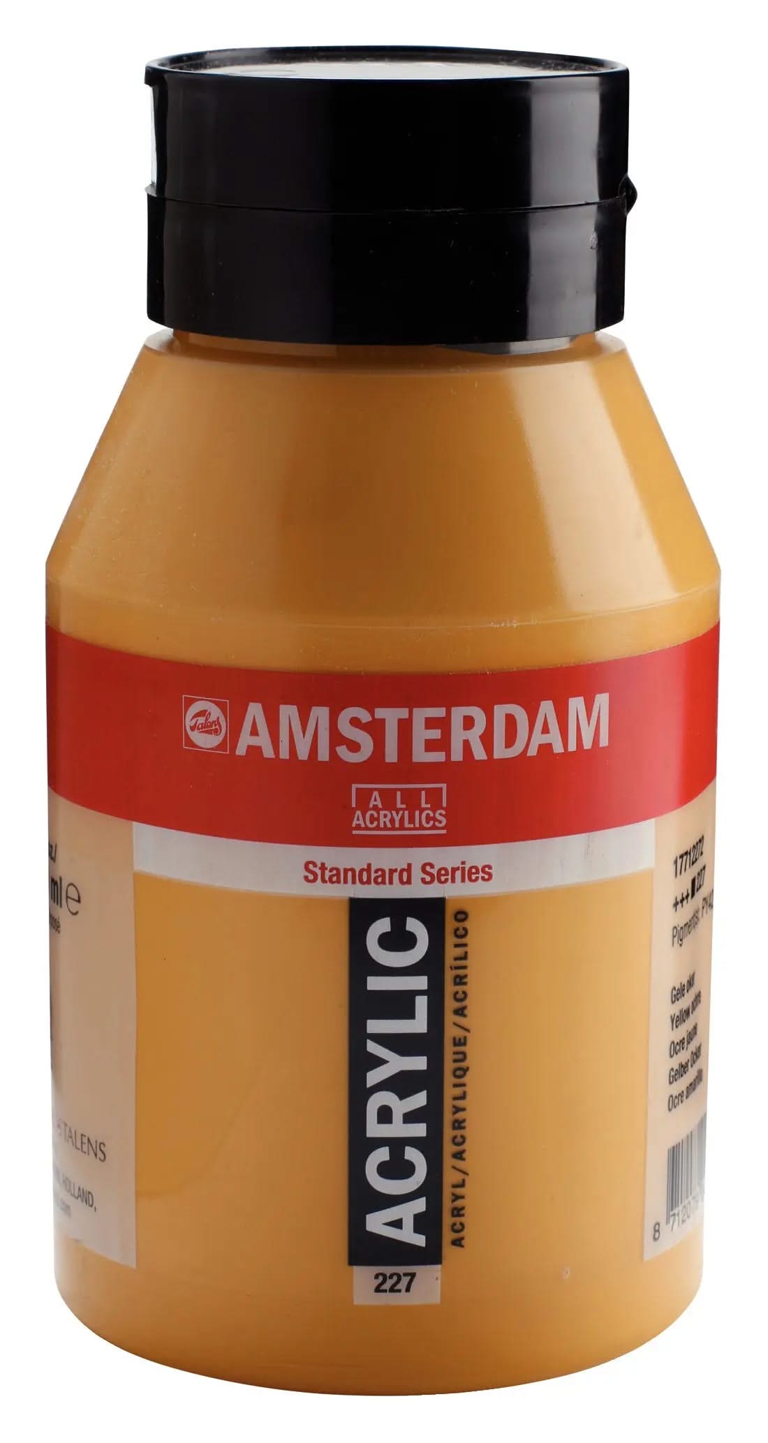 Amsterdam Standard Series Acrylfarbe Flasche 1000 ml Gelber Ocker 227 - Kidis Art