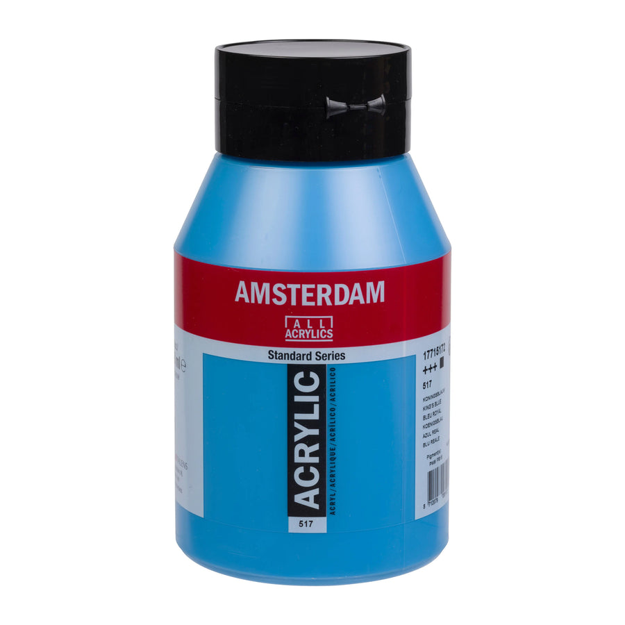 Amsterdam Standard Series Acrylfarbe Flasche 1000 ml Königsblau 517