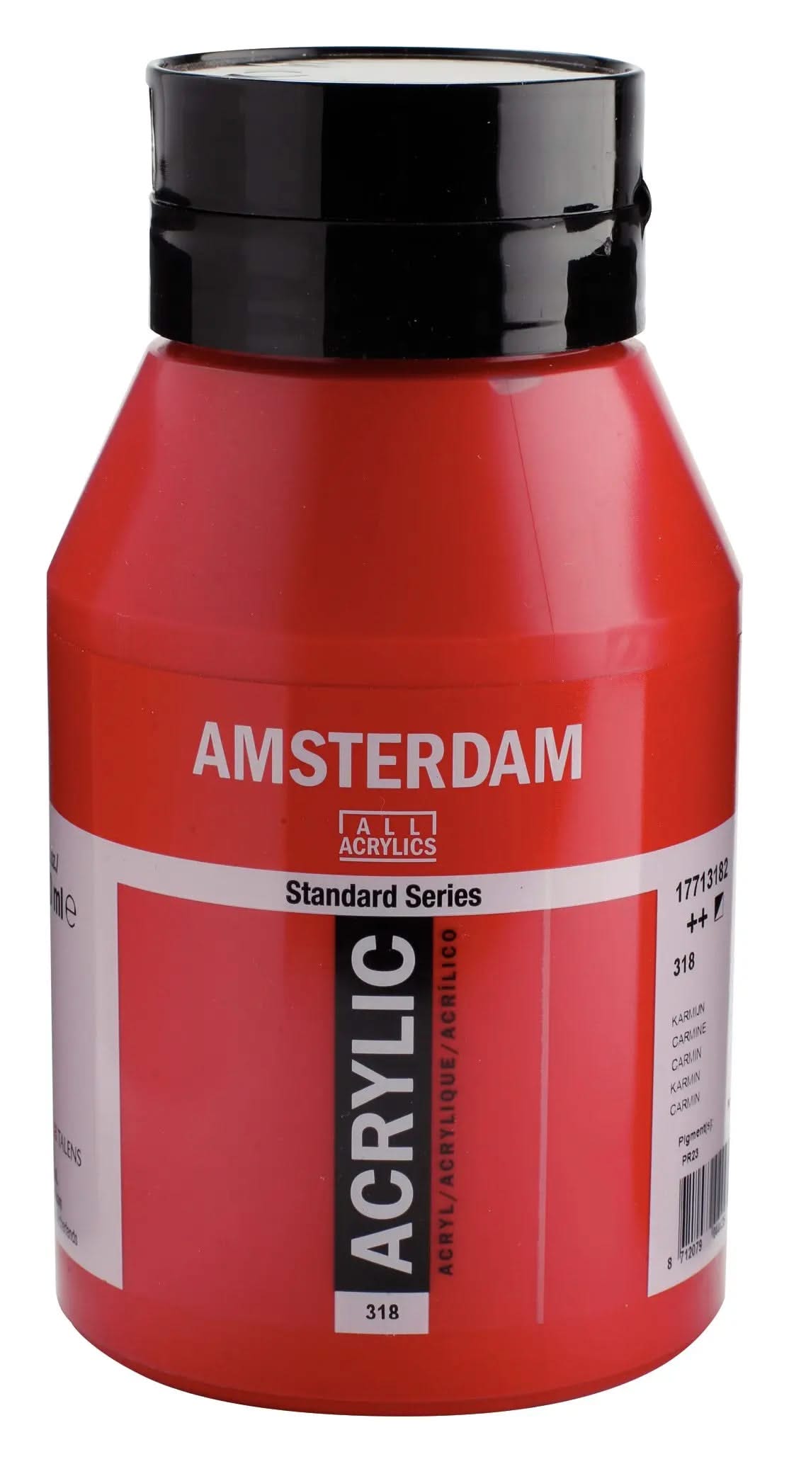 Amsterdam Standard Series Acrylfarbe Flasche 1000 ml Karmin 318 - Kidis Art