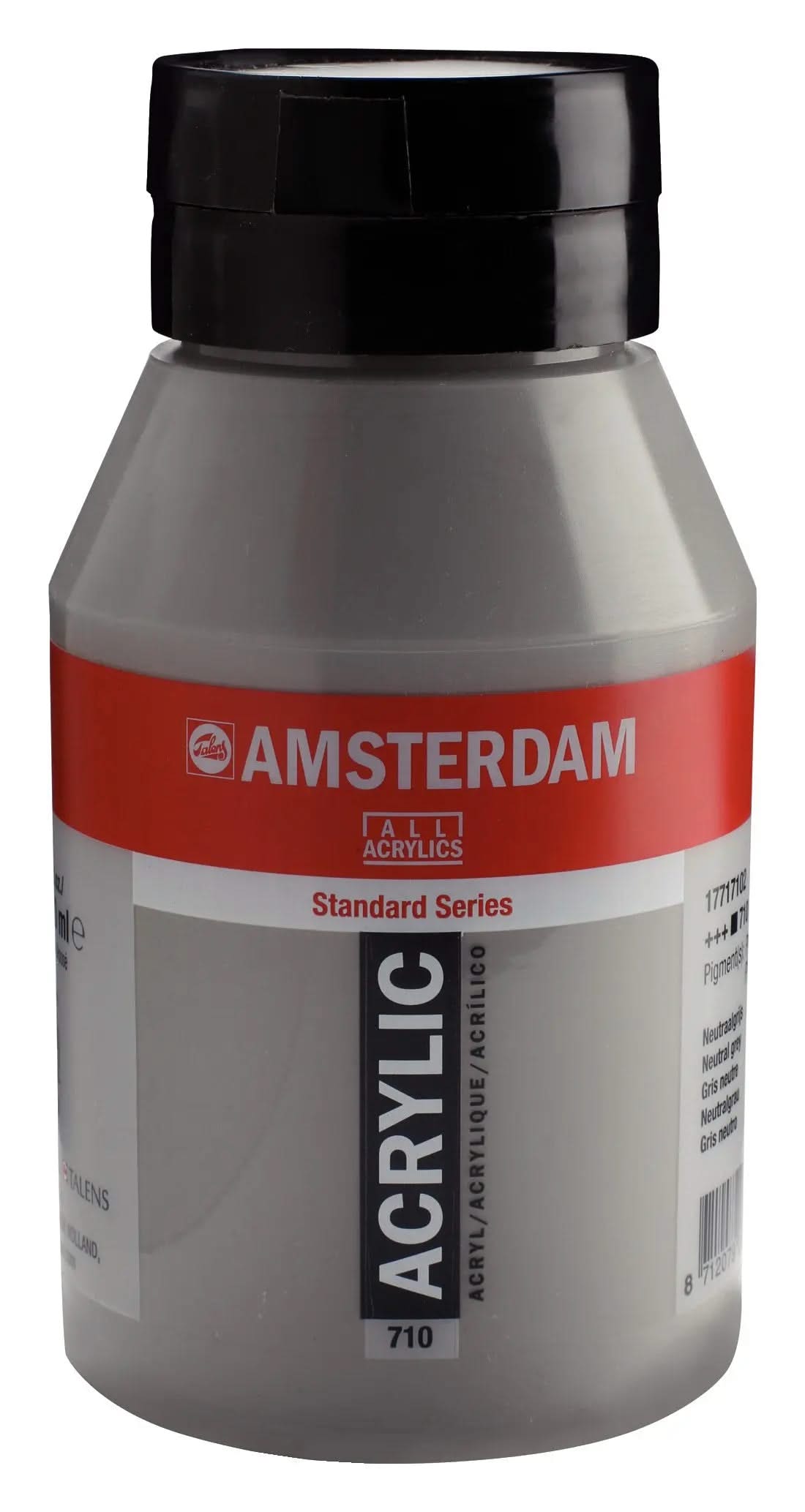 Amsterdam Standard Series Acrylfarbe Flasche 1000 ml Neutralgrau 710 - Kidis Art