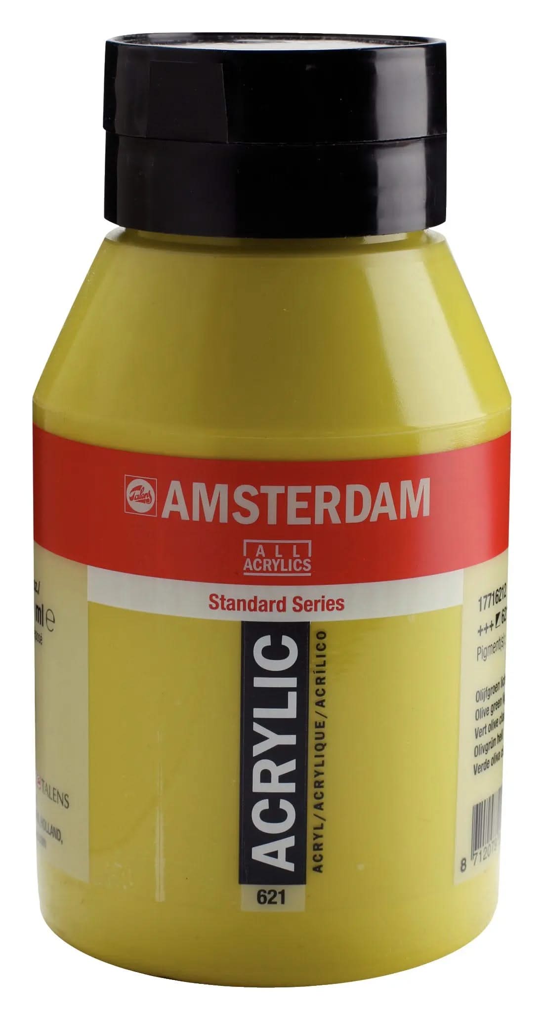 Amsterdam Standard Series Acrylfarbe Flasche 1000 ml Olivgrün Hell 621 - Kidis Art