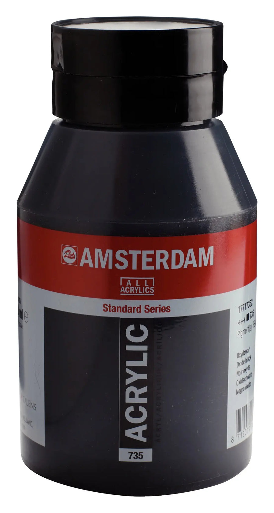 Amsterdam Standard Series Acrylfarbe Flasche 1000 ml Oxidschwarz 735
